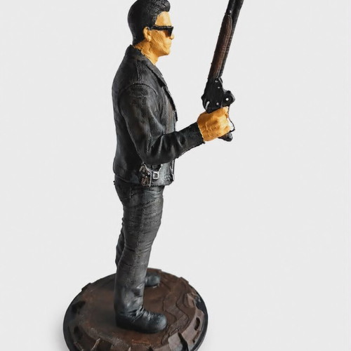 Terminator T-800 Figure 24cm Height 1/8 Scale Painted by NP Studio Reality