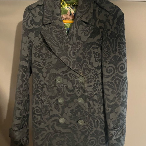 Desigual women's coat like new, black and gray, size M