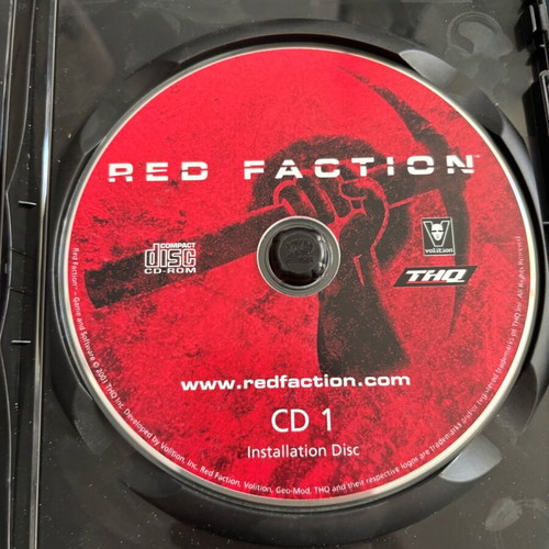 Red Faction PC CD-ROM used, action game