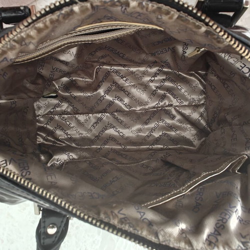 Versace Jeans Handbag used with inner pockets black