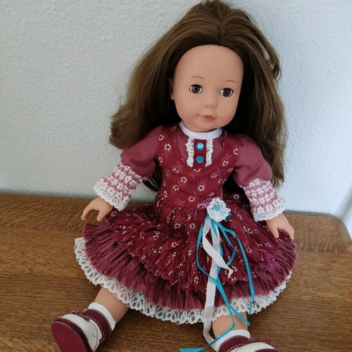 Gotz Elizabeth Doll 46cm like new with handmade clothes and shoes