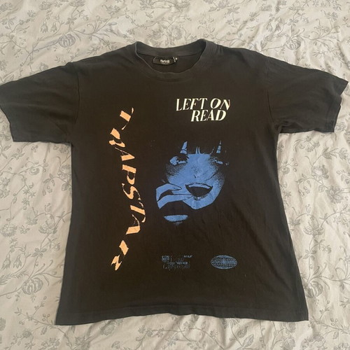 Trapstar Left on Read 2.0 T-shirt used, size M, black