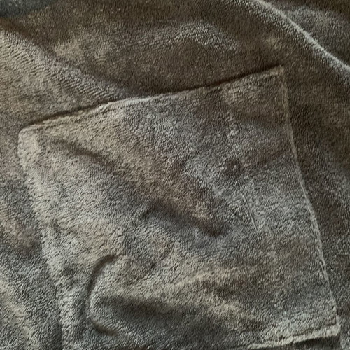 H&M Oversize Shirt Towel Style, New, Black and Grey