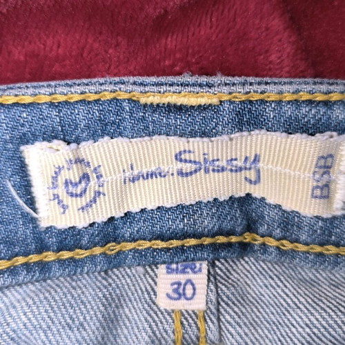 BSB Women's Denim Jeans like new, low-rise, blue, size S