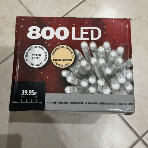Cool white LED lights new, 800 LEDs, 39.95 meters