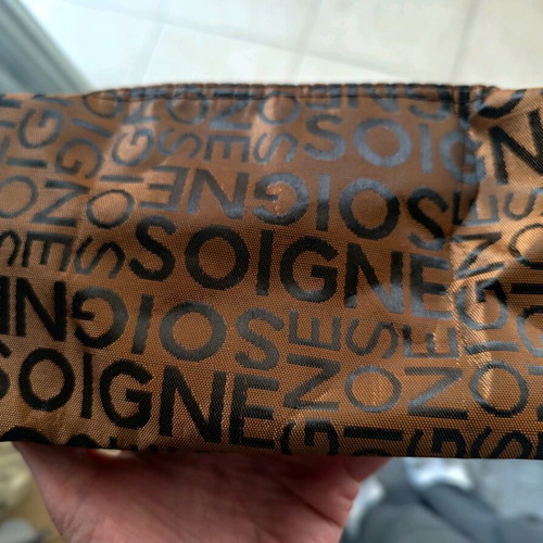 Brown toiletry bag like new