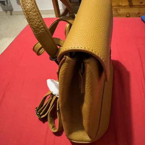 Women's backpack bag beige new