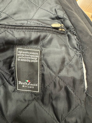 Berto Lucci coat Medium used, black