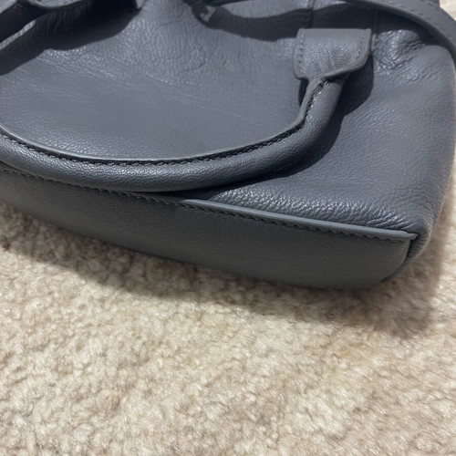 Urbancode London leather grey shoulder bag like new