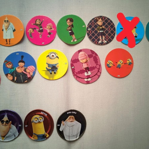 Chipicao Minions I Am The Most Despicable Caps Like New Set