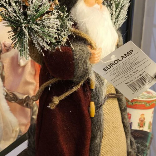Christmas tree topper Santa Claus 30cm new