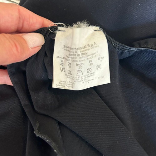 Byblos Sleeveless Turtleneck Women's Black Vintage Top size S like new