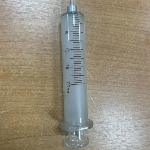 Glass syringe 20cc like new, rare