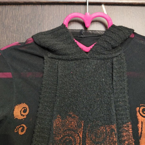 Women's blouse size S like new, black