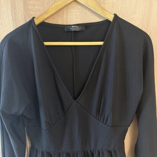Bershka one-piece romper like new, black, size M
