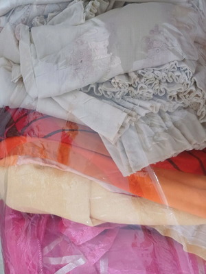 Curtains used, pack of 9 pieces