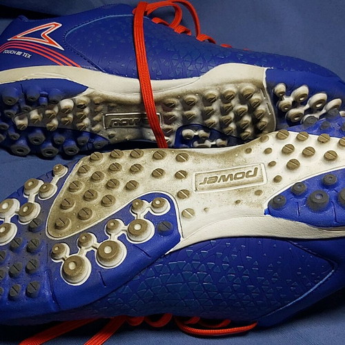 Football shoes used, size 37, blue