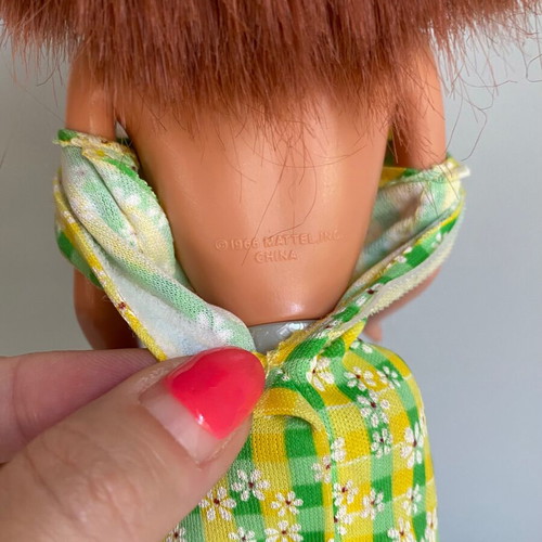 Vintage Redhead Barbie Pretty In Plaid doll used by Mattel 1998