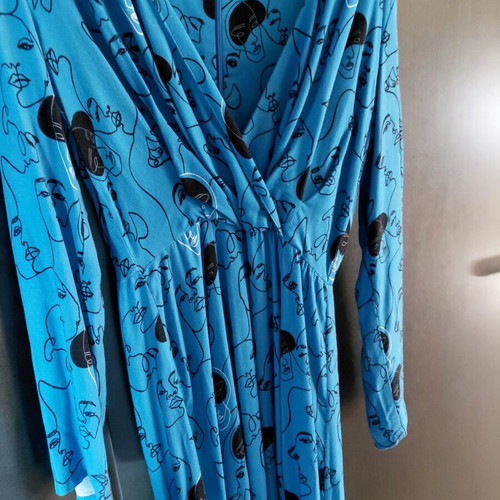 Nadia Rapti dress like new, black and blue, size S