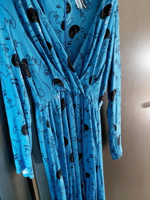Nadia Rapti dress like new, black and blue, size S