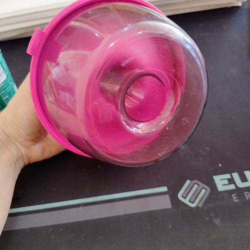 Vacu Vin PopSome snack bowl like new, pink