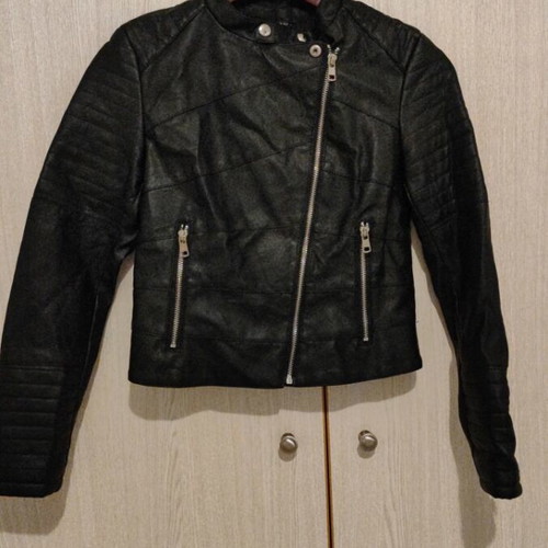 Leather black jacket Shein XS used
