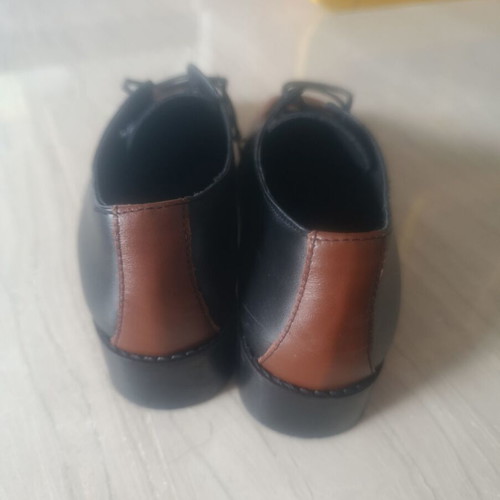 Fratelli Petridi moccasins size 37 like new, two-tone black and brown