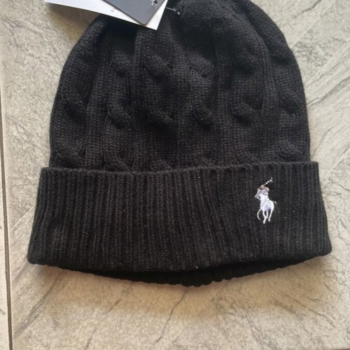 Ralph Lauren beanie, black, one size