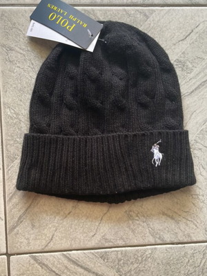 Ralph Lauren beanie, black, one size