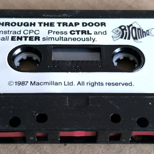 Through The Trap Door (Piranha) Amstrad cassette like new