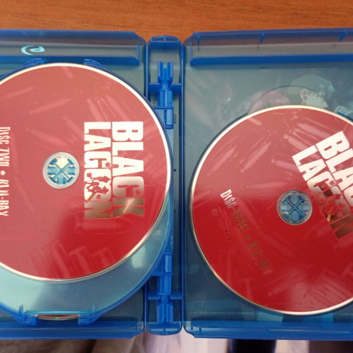 Black Lagoon Blu-ray and DVD combo pack like new with bonus extras