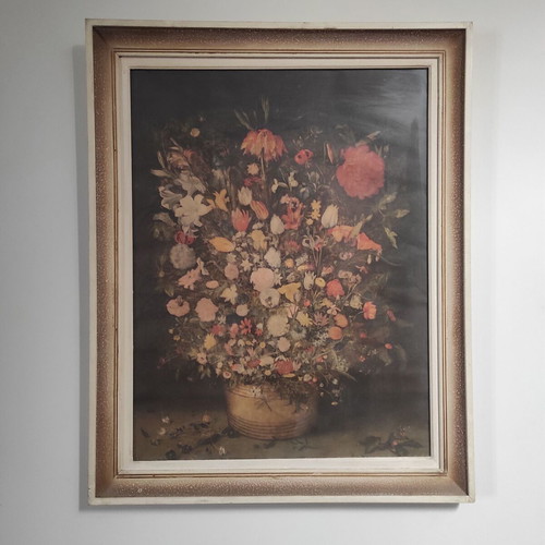 Wall painting flowers 81x64 used
