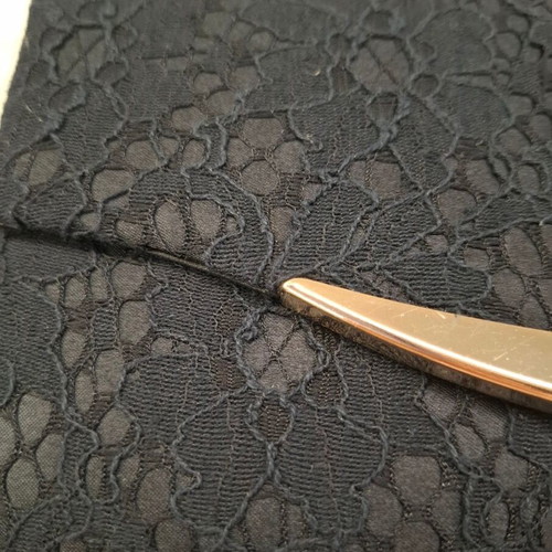 Evening bag new, black handheld