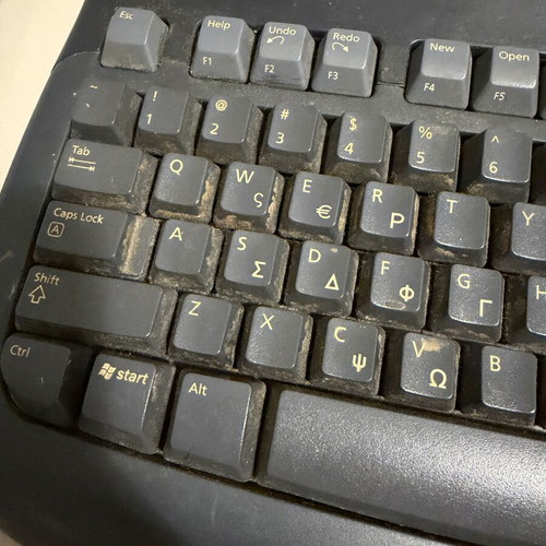 Altec Wired Keyboard used with signs of wear
