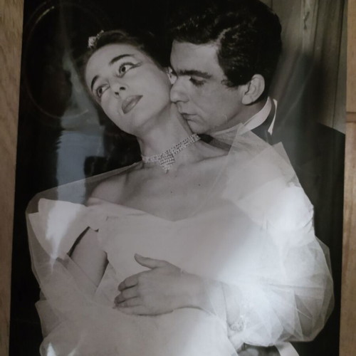 Authentic photo of Elli Lambeti and Dimitris Horn from theater like new