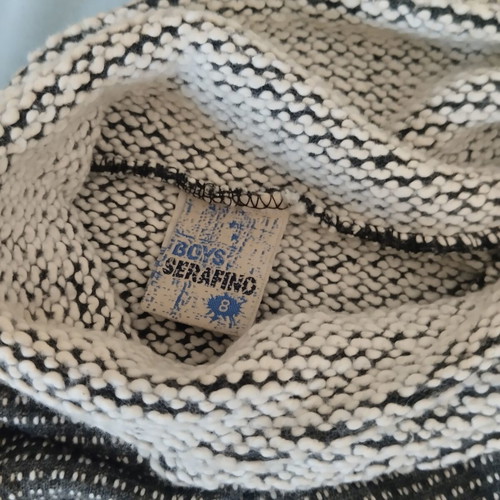 Serafino boys' sweater size 128 cm, like new, gray