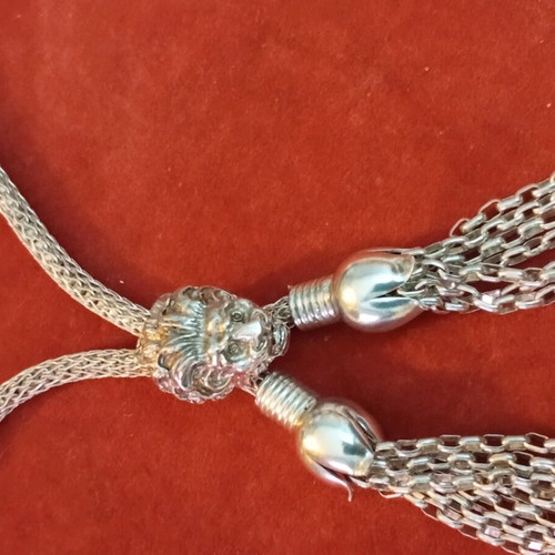Lalaunis A21 925 silver double necklace vintage used