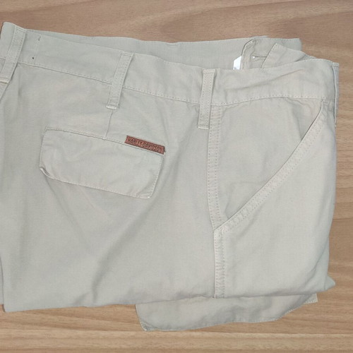 Harley-Davidson vintage canvas cargo shorts beige khaki, like new