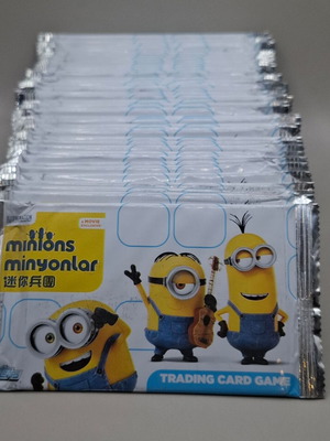 Minions Trading Card Game booster packs, pack of 42, Topps 2015