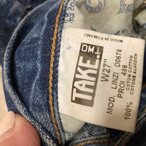 Take Two denim mini skirt like new, blue, size 27