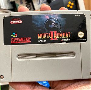 Super Nintendo Mortal Kombat 2 κασέτα