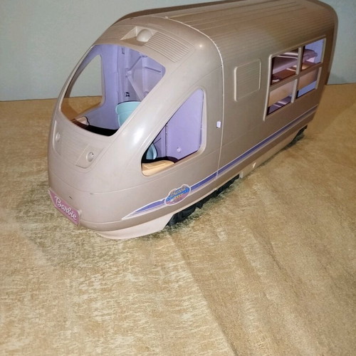 Barbie train used