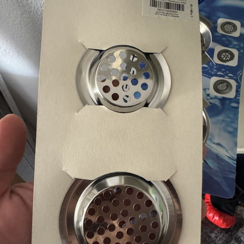 Sink drain stoppers set of 2, different sizes, new