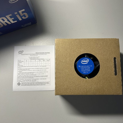 Intel Core i5 10th Gen CPU Cooler new, unused