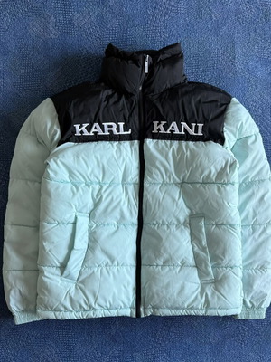 Karl Kani Retro Essential мъжко зимно яке, черно и синьо, M-L