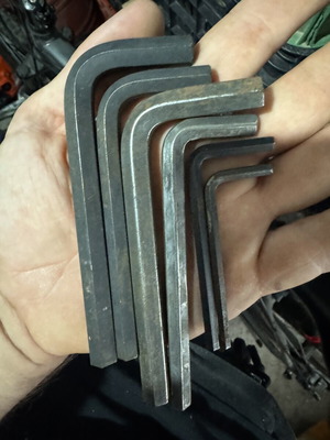 Various Allen keys set, over 25 pieces