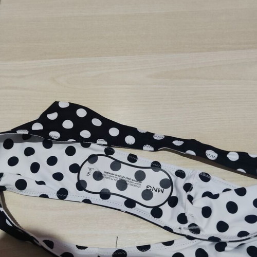 Mango reversible cheeky polka dot bikini knickers medium new