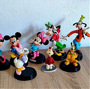 8x DeAgostini Φιγούρες Disney Mickey Mouse, Minnie, Pluto, Clarabelle, Daisy Duck, Goofy & Conrad