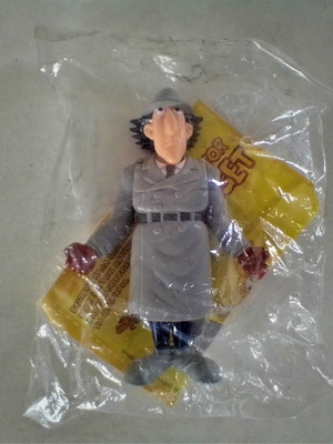 Inspector Sainis figure sealed, gift with Goodys Junior 2003