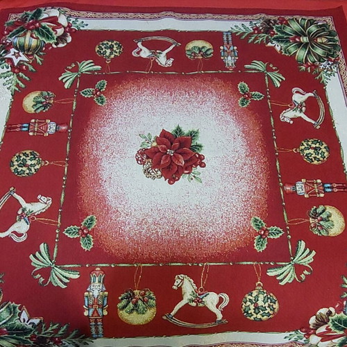 Set of 2 tablecloths and 1 table runner with Christmas designs like new